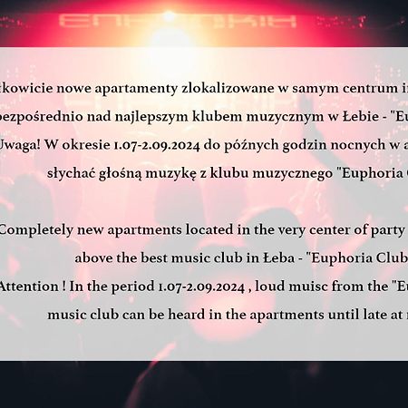 Party Avangarde Apartments City Center Łeba Eksteriør bilde